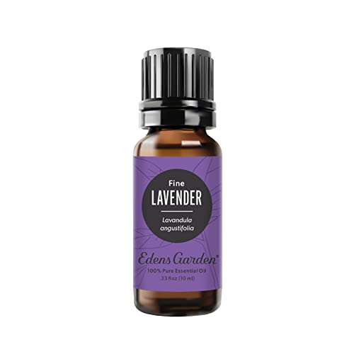 Edens Garden Lavender- Fine Essential Oil- 100% Pure Premium Grade, Undiluted, Natural, Therapeutic, Aromatherapy, The Best for Diffuser, Candle, Humidifiers, Kid Safe 10 ml (.33 fl oz)
