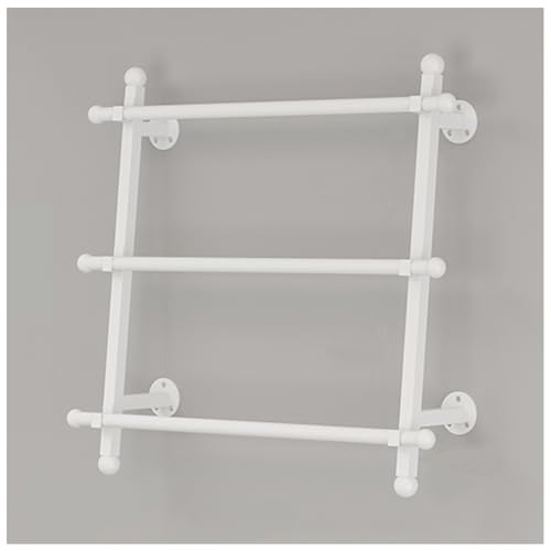 Organizer multifunzionale da parete in metallo per nastri, sciarpe e confezioni regalo, elegante espositore per la casa e la decorazione della vendita al dettaglio, soluzione salvaspazio