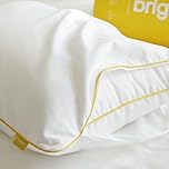 Brightr Luxury Copper Infused Pillow Protector | White Pillow Protector with Zipper | 100% Hypoallergenic Bed Pillow Covers | Double Layer Extra Protection - 50x75cm (1 Pack)
