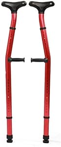 Sjhdhda DEPtn Krücken Verstellbar Rot Metall