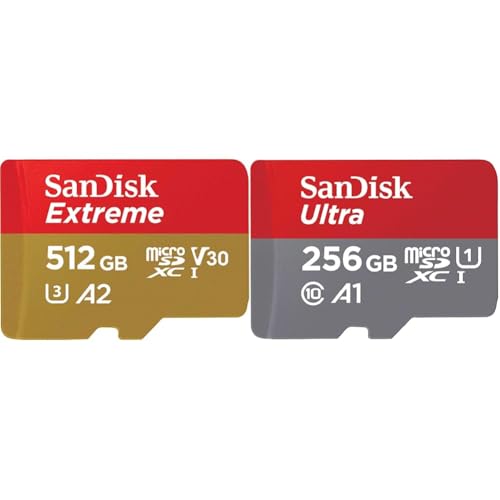 �y�Z�b�g�����z�y �T���f�B�X�N ���K�i �z SanDisk microSD �J�[�h 512GB UHS-I U3 V30 �����ő�130MB/s Full HD & 4K �A�N�V�����J���� Extreme SDSQXAV-512G-GH3MA + �y �T��