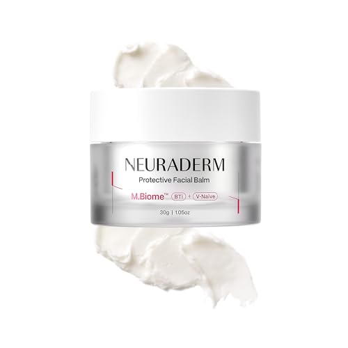 NEURADERM Protective Facial Balm, Rich Cream Ceramide Moisturizer with Hyaluronic Acid and Cica to...
