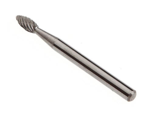 Fresa de carburo de tungsteno Forney 60137 con vástago 1/8 pulg miniatura 1