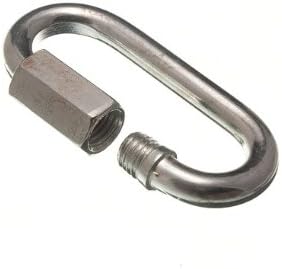 DIRECT HARDWARE Quick Link Chain Repair Shackle 8Mm 5/16 Bzp Zinc Plated Steel Pack of 2
