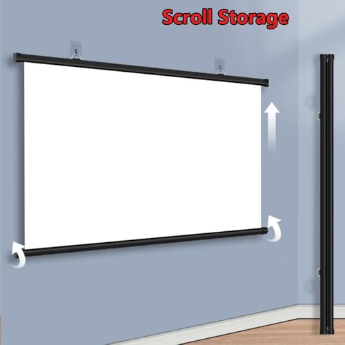 Pantalla Manual Portátil 60" 16:9 para Proyección miniatura 2