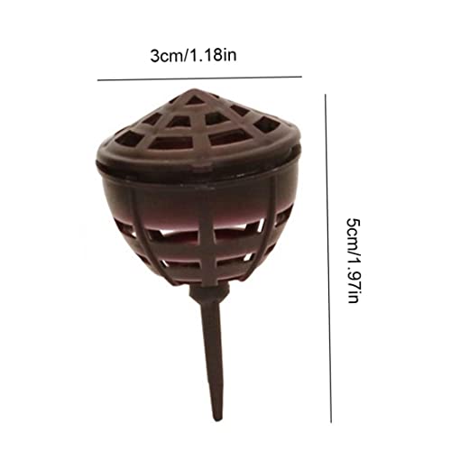 100Pcs Fertilizer Mesh Baskets Bonsai Feed Bonsai Fertilizer Basket Reusable Plastic Garden Tool Cover Box Basket Pots Garden Fertilizer Basket Flower Fertilizer Basket For Flower Plant Succulents #TOP5