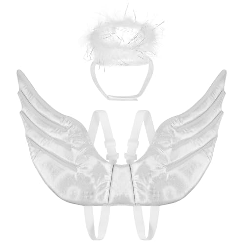 Disfraz Alas de Ángel para Mascotas Totority Plateado