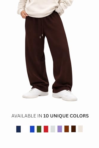 Image of Rockwell Men's Baggy Sweatpants | Cotton Terry Relaxed Fit Joggers for Men | Oversized Streetwear Track Pants | Casual Gym & Everyday Wear| 007