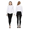 MGWDT-Button-Down-Shirt-Women-Long-Sleeve-Blouse-Oxford-Shirt-Classic-Fit-Cotton-Tops-Wrinkle-Resistant2XS-3XL MGWDT Button Down Shirt Women Long Sleeve Blouse Oxford Shirt Classic-Fit Cotton Tops Wrinkle Resistant Medium White