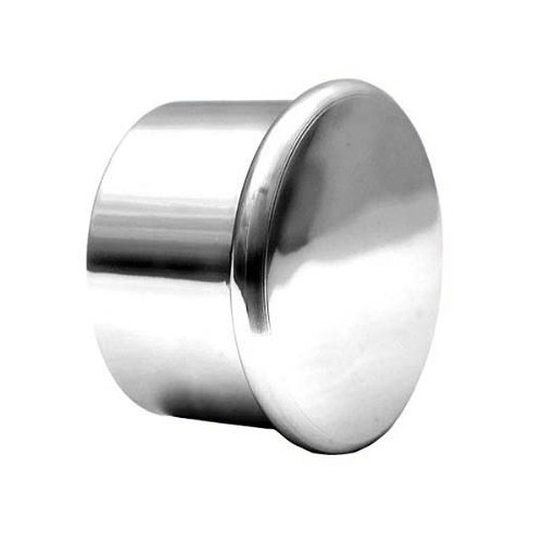Speedy Poles Apart 35mm End Cap Curtain Pole Finials, Satin Silver, 2 Pack