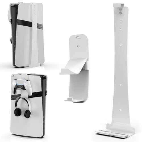 Aceshop Wandhalterung PS5 Slim, Wandhalterung Set für...