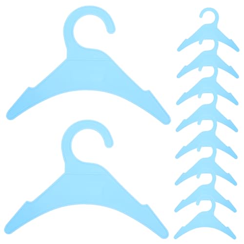 VILLFUL Heavy Duty Pet Clothes Hanger 10pcs Plastic Dog Hangers Skirt Hangers for Small to Large Dogs