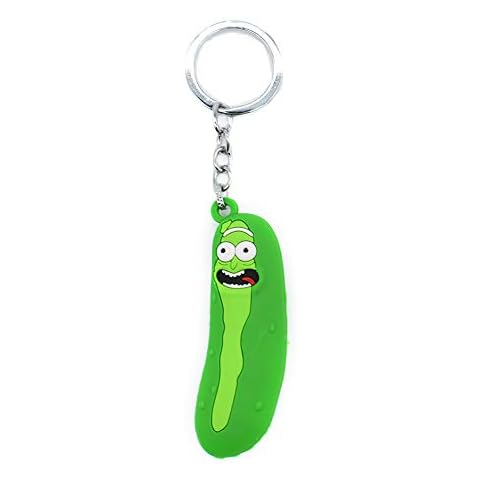 Pickle Keychain, Picaru Novelty Rick Keyring for Adults (Green) Cover