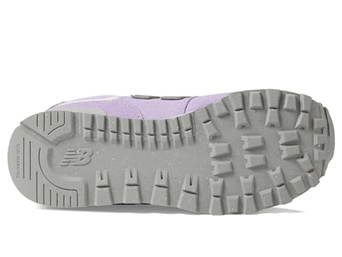 New Balance Kids 574 V1 70s Racing Lace-up Sneaker, Lilac Glo/Bright Lavender, 10.5 US Unisex Little3