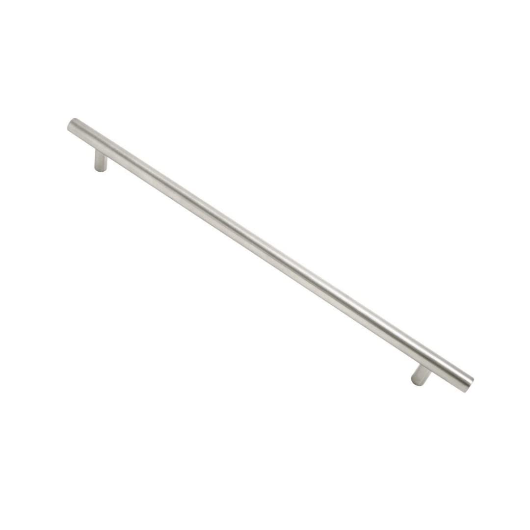 VIBE 12mm Cabinet Pull Handle 920mm (860mm Centre) on Satin Stainless Steel Guardsman (T Bar) Pull Handle on Satin Stainless Steel for Internal Doors