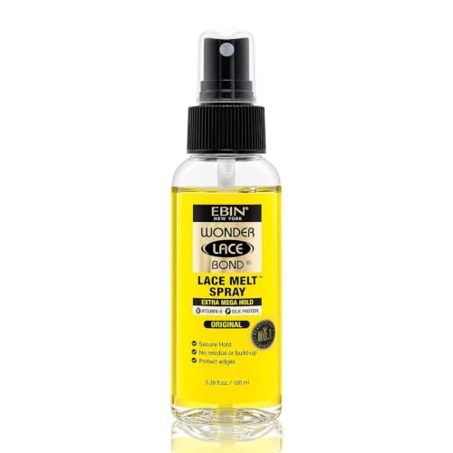 EBIN NEW YORK Wonder Lace Bond Melt Spray Extra Mega Hold, 3.39 Fl Oz