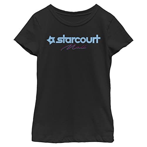 Netflix Stranger Things Starcourt Logo Girls Short Sleeve Tee Shirt