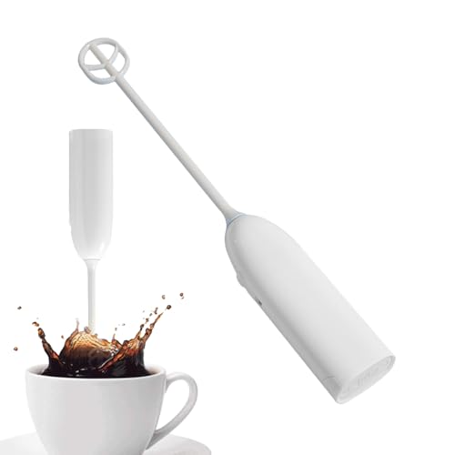Batidora de bebidas de mano, potente batidora de bebidas, batidora de bebidas ligera, fórmula de rápido, agitador, diseño sencillo y limpio para niños pequeños, biberones, chocolate caliente