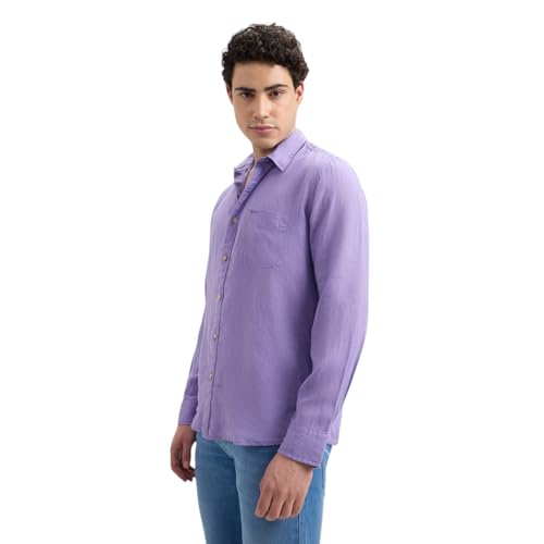 Image of Pepe Jeans Mens Linen Regular Fit Shirt