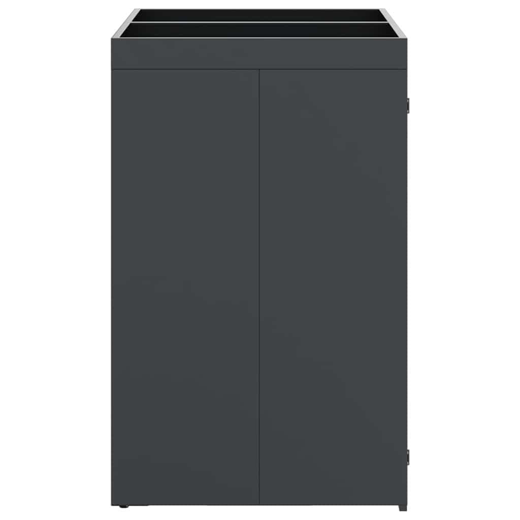 Almacenamiento de Cubos Wheelie para 3 Cubos Antracita Acero,Casa y jardín,Productos del hogar,Accesorios para contenedores de residuos,Soportes para contenedores de residuos,47.1kg-3394783