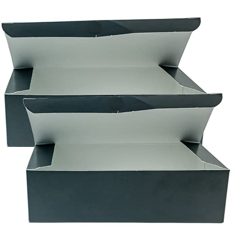 CakeSupplyShop Celebrations Set of 10-1LB Large Gloss Candy Glossy Black Wedding Party Favor Boxes 7