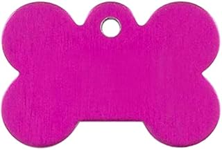 Pet Tags Personalized Cat | Dog Tags Engraved Pet Canada | Bone Pet Tag | Personalized Pet Tag with Free Engraving | Mouse Pet Tag | Paw Pet Tag | Pet Tags Personalized Dog (Pink Bone)