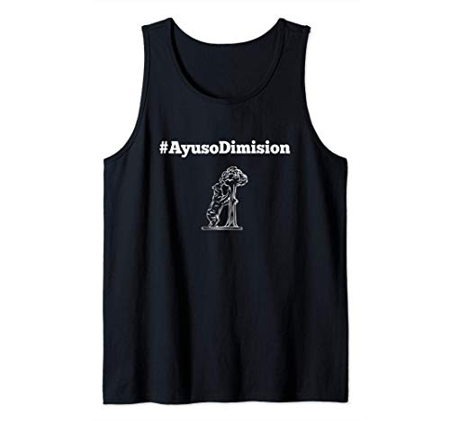 Presidenta Ayuso Dimisión Gobierno De La Comunidad De Madrid Camiseta Sin Mangas