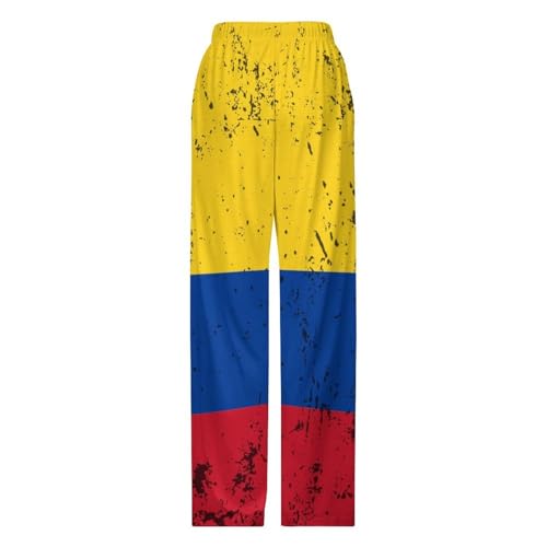 Retro Colombian FlagChildren's Casual Pajamas120CM4