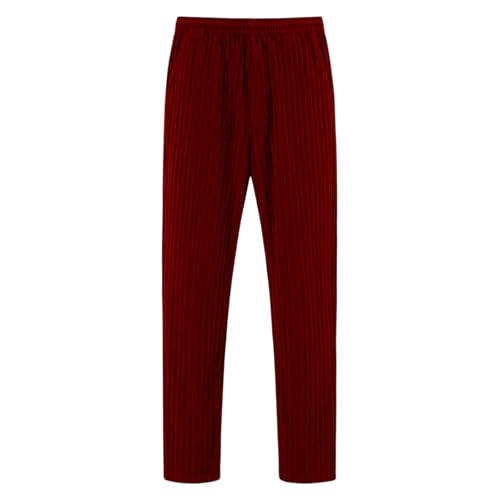 Pantalon en velours côtelé classique, l'élégance rétro coupe ample - 6