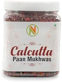 NatureVit Calcutta Meetha Paan Mukhwaas, 800g | Sweet Calcutta Paan Mouth Freshener with Gulkand & Fennel | Natural, Vegetarian, Hygienically Packed