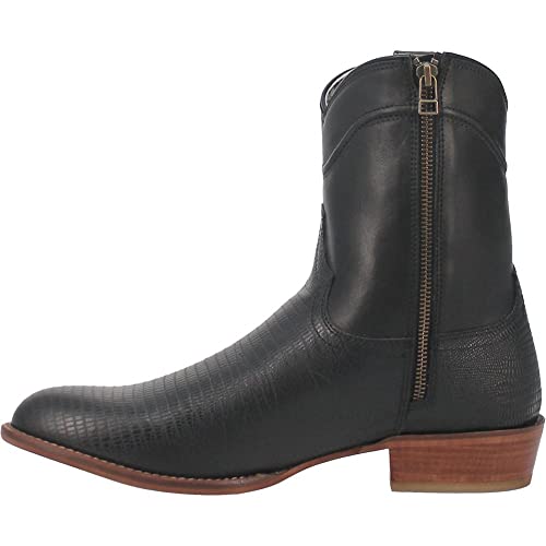 Image of Dingo Jackson Mens Lizard Print Zip Boots DI328-BRN
