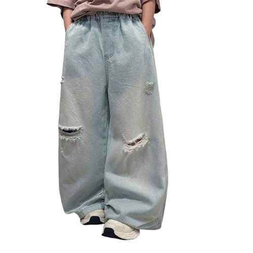 Pantalones vaqueros niño bombachos cómodos que sustituyen al chándal