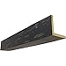 Ekena Millwork BMPC2C0040X100X288ES 2-Sided (L Pecky Cypress Endurathane Faux Wood Ceiling Beam, 4"W x 10"H x 24