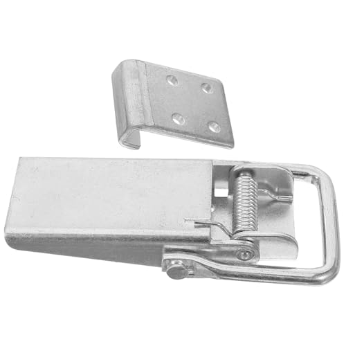 Alipis Verrou De Ridelle Solide pour Remorque Loquet à Ressort Métal Galvanisé Serrure Multi-Usage Facile à Installer pour Camion Et Transport De Charges