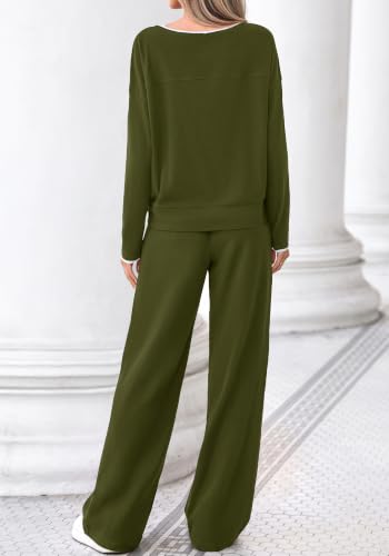 KIRUNDO 2 Piece Matching Lounge Sets for Women Fall Outfits - image 3