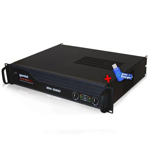 Amplificateur de Puissance Gemini Sono Pro PA 5000W Max. - Gemini XGA5000+ Clé USB 32G