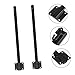 Homoyoyo 1set Light Clips for Outdoor String Lights Height Poles for Patio Lighting Quick Tool Installation Stable Support for Backyard and Deck Decor