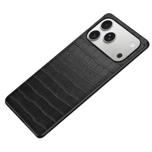 Coque iPhone 17 Pro anti-empreintes digitales housse fine noire