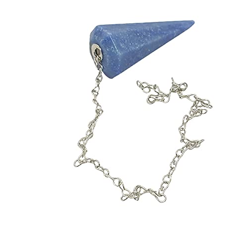 Pêndulo de Cristal Natural QUARTZO AZUL