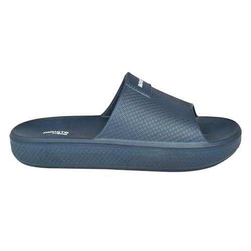 Image of Impakto By Ajanta Sliders for Men || Waterproof & Everyday Flip Flops for Gents || Slippers with Cushion Foot Bed || Anti-Slip Sole || Sweat Free || Super Flexible