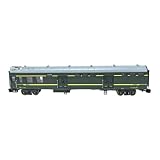 【Realistico】Modello di vagone bagagli della China Railway in 1:75, con dettagli incisi, carrelli e ganci di collegamento per un aspetto , ideale per esposizione e collezione
