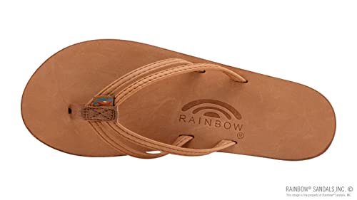 Image of Rainbow Sandals Ladies The Sand Piper Luxury Leather - Single Layer Arch w /Double Narrow 1 /3 inch Strap
