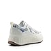 DREAM PAIRS Women Platform Chunky Lightweight Comfortable Casual Lace-Up Sky Walking Fashion Sneakers,Size 7,Blue/Beige/White,SDFN2415W