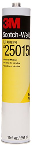 3M Scotch-Weld PUR Adhesive EZ250150, Off-White, 1/10 Gallon Cartidge