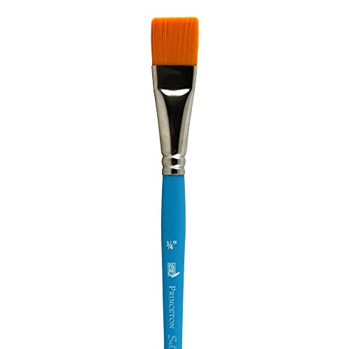 Image of Princeton Select Artiste, Mixed-Media Brushes for Acrylic, Oil, Watercolor Series 3750 Flat Wash Synthetic, Size 3 /4 Inch