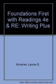 Paperback Foundations First with Readings 4e & RE: Writing Plus Book
