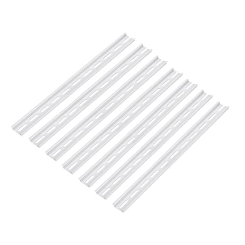 Rail DIN aluminium 35,6x3,6 cm MECCANIXITY : support de montage universel en lot de 10