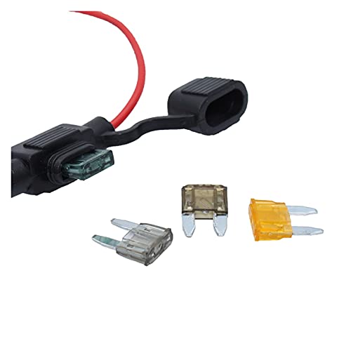Fusible de 12V coche mini estándar adaptador de grifo con hoja de 10A 3
