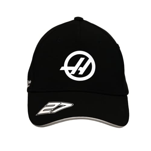 CMC Motorsports Haas Racing F1 2023 Nico Hulkenberg Team Baseball Hat Black, Black, One size