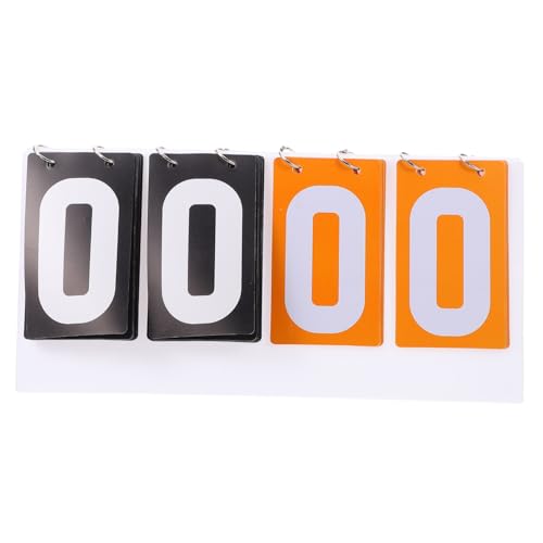 KOMBIUDA Sturdy PVC Scoreboard for Basketball Baseball Volleyball Clear Reading Easy to Use Versatile